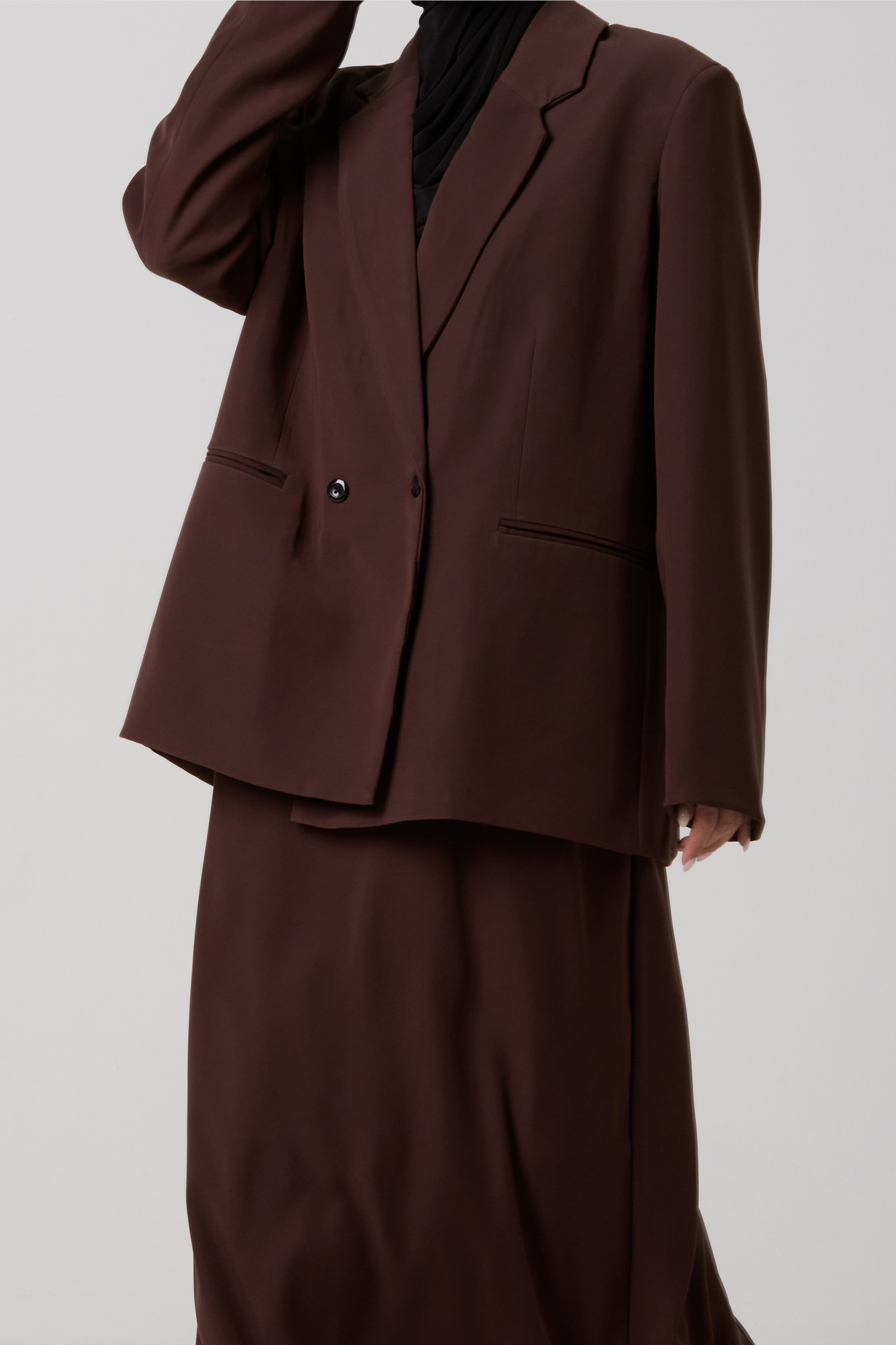 Blazer Oversized - Brown