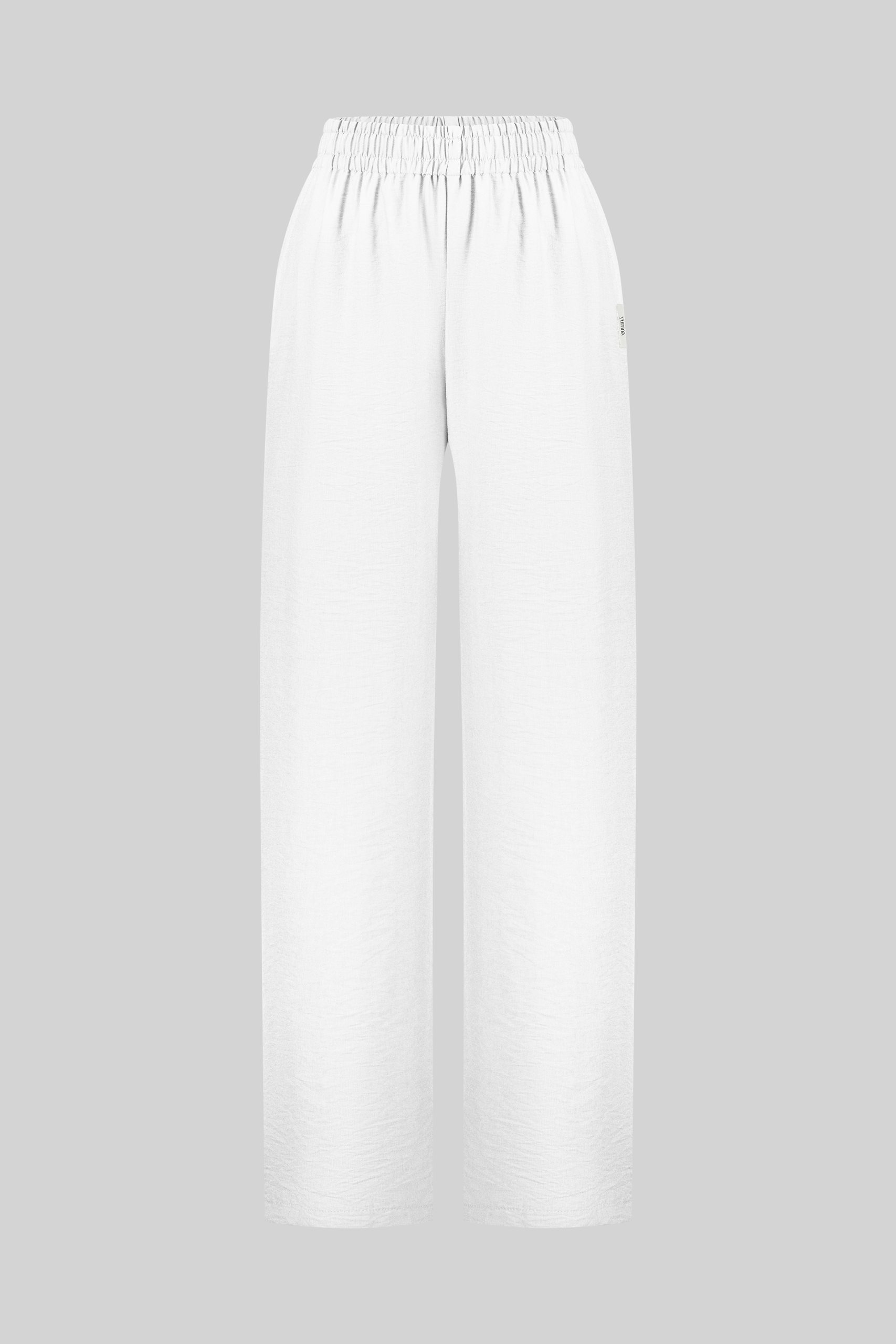 Pantalon taille haute Summer - White